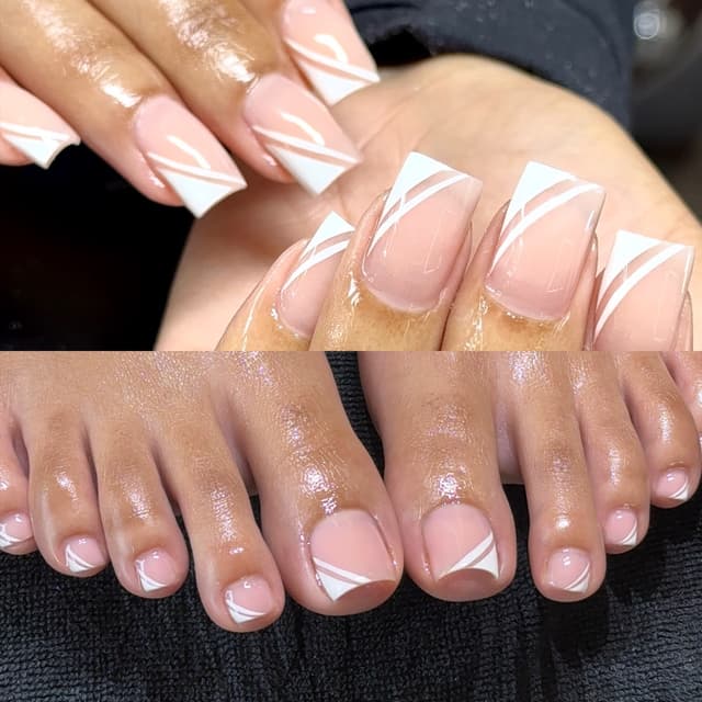 Classic Design Set & Gel Pedi at The Knail Bakery in Pikesville, MD